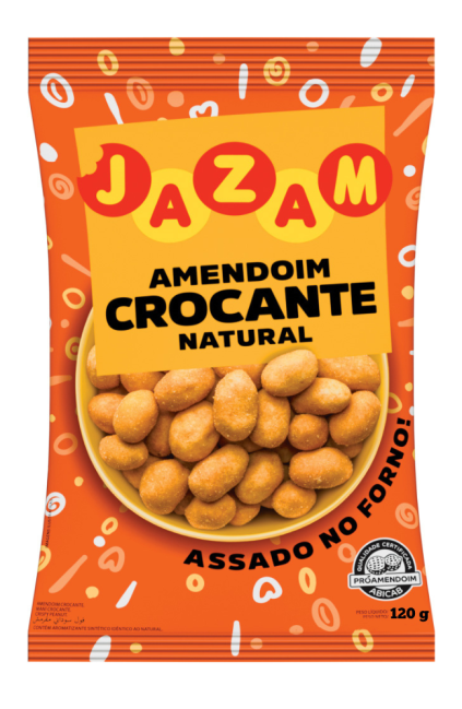 JAZAM AMENDOIM CROCANTE ORIGINAL 120G