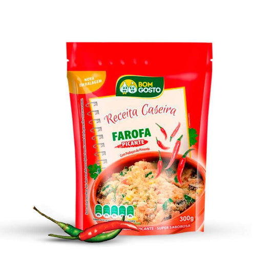 BOM GOSTO FAROFA PICANTE 300G
