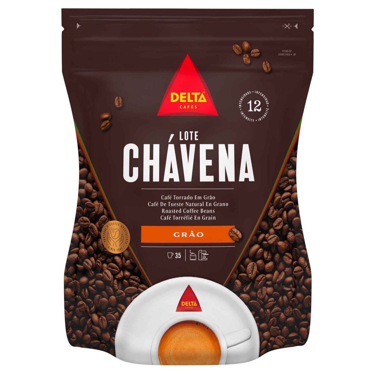 Delta Chávena Whole Bean Coffee 250g