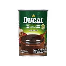 Frijoles negros refritos Ducal, 15 oz