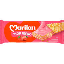 WAFER MORANGO MARILAN 115G
