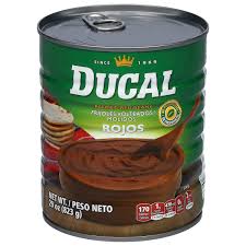 FRIJOLES REFRITOS DUCAL ROJOS 29 OZ