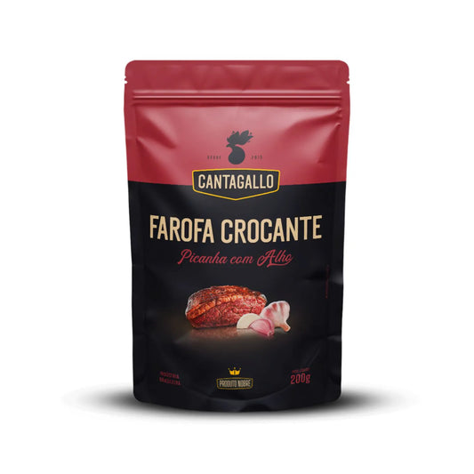 CantaGallo Farofa Crocante Picanha com Alho 200 g