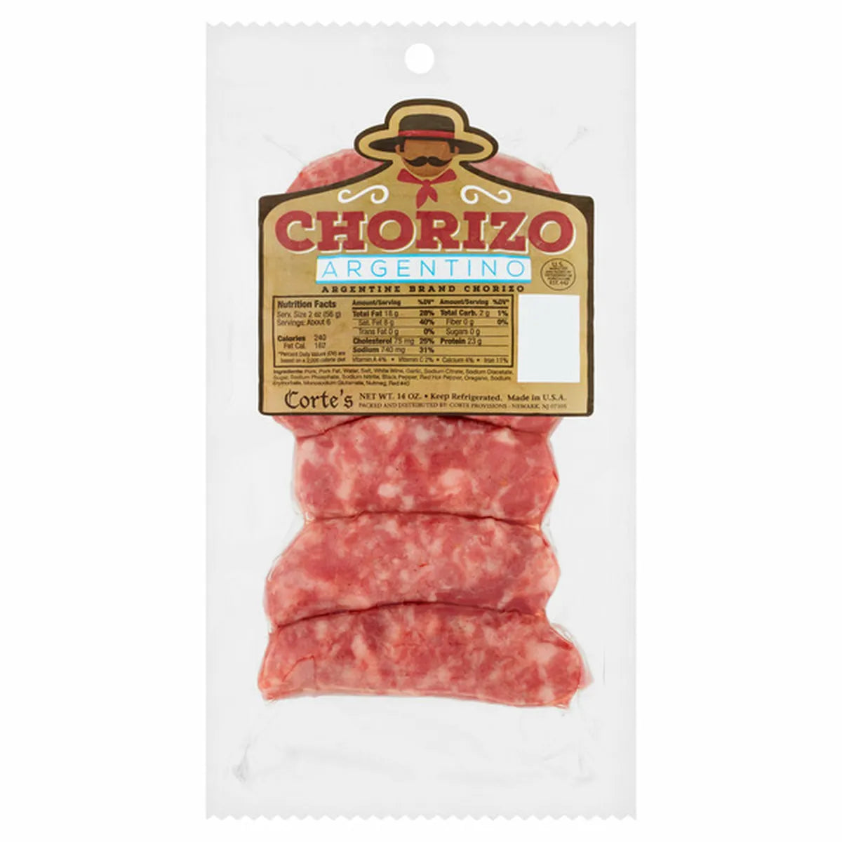 CORTES CHORIZO ARGENTINO 14OZ