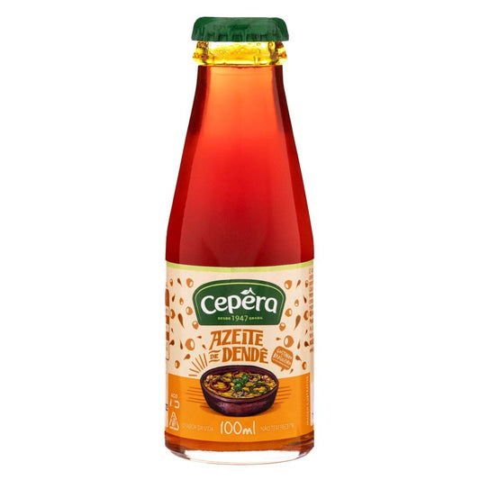 Cepêra Azeite de Dendê 100 ml — a premium bottle of dendê palm oil from Brazil.