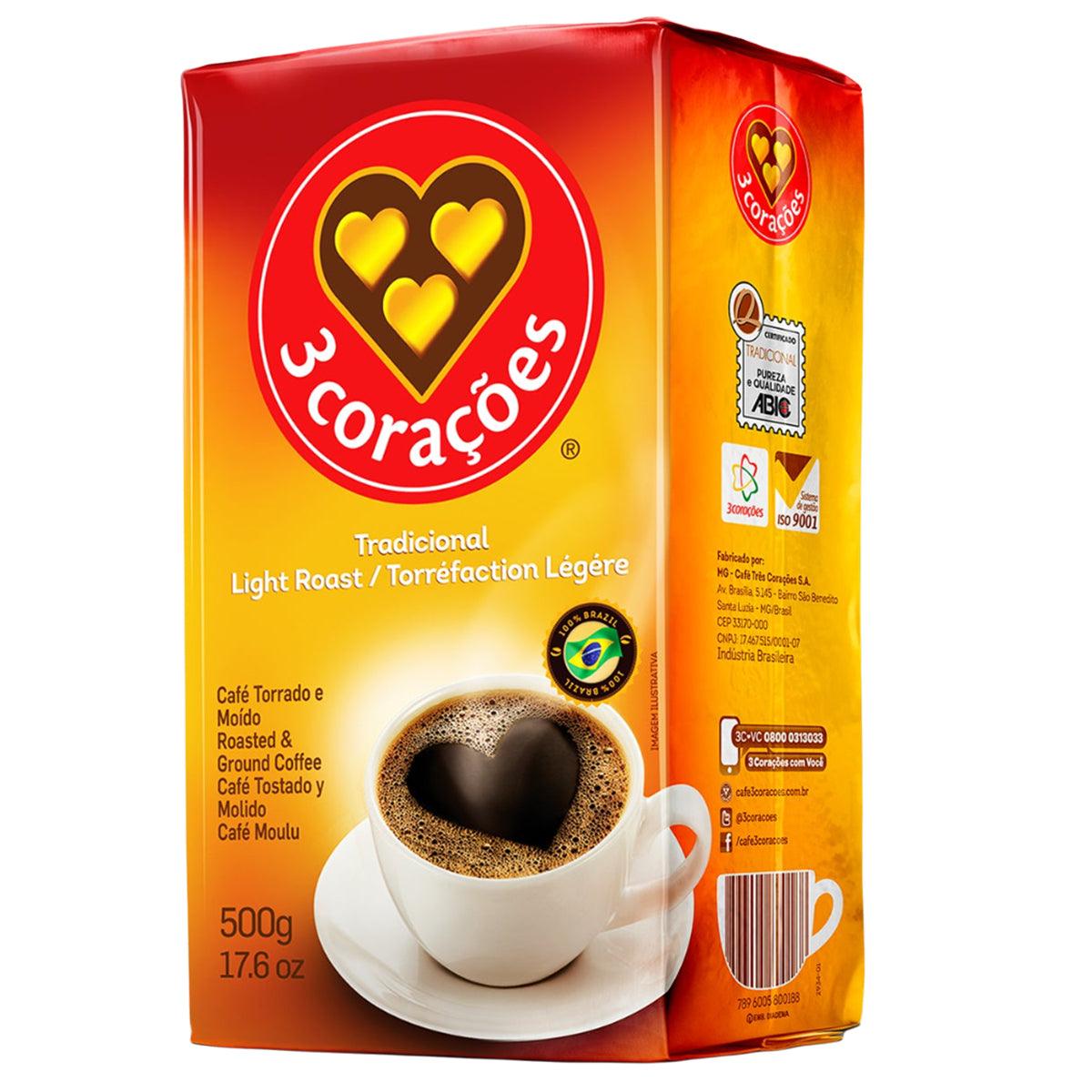 3 Corações Café Tradicional 500 g package