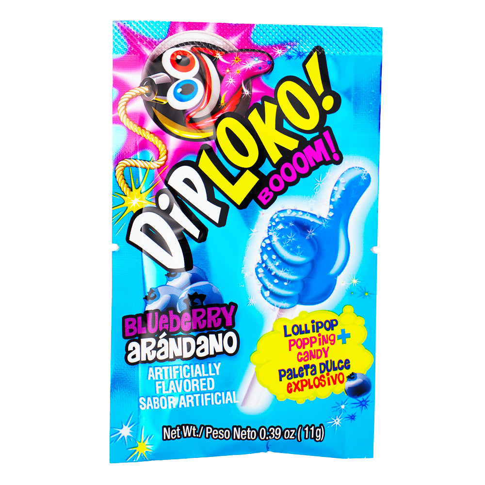 Dip Loko Blueberry package
