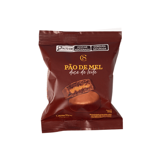 Cacau Show Pao de Mel Doce de Leite 50g
