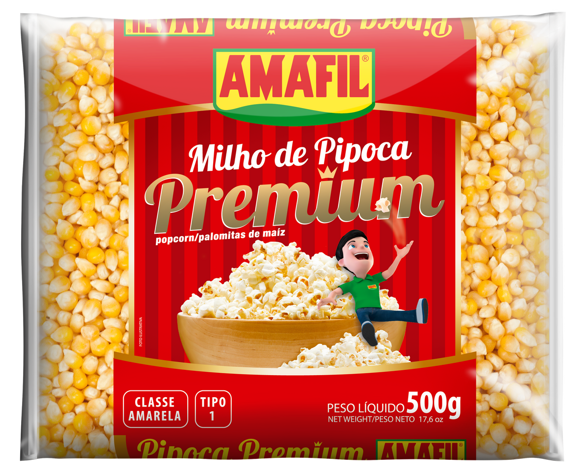 Amafil Milho de Pipoca Premium 500g