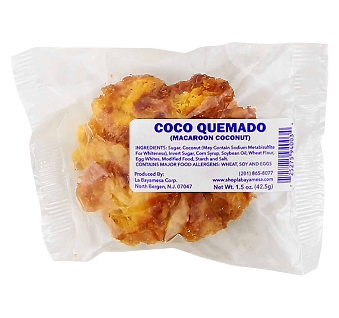 La Bayamesa Coco Quemado individually wrapped